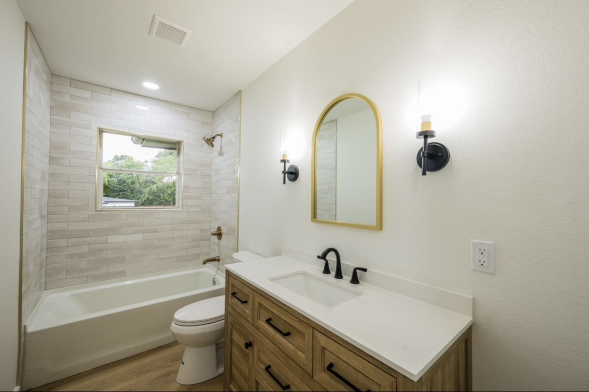 Guest bathroom after renovation · Longview, Texas