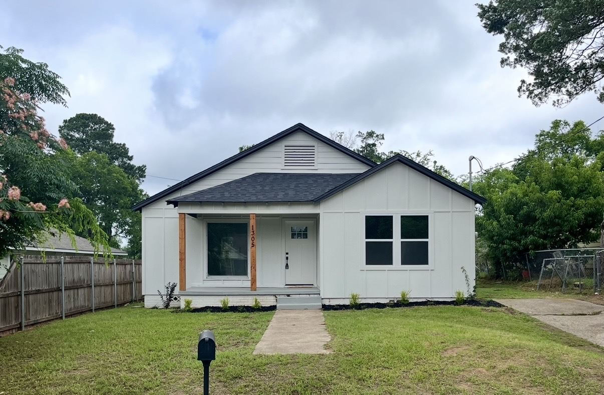 Front exterior and lawn · After renovation · Tyler, Texas