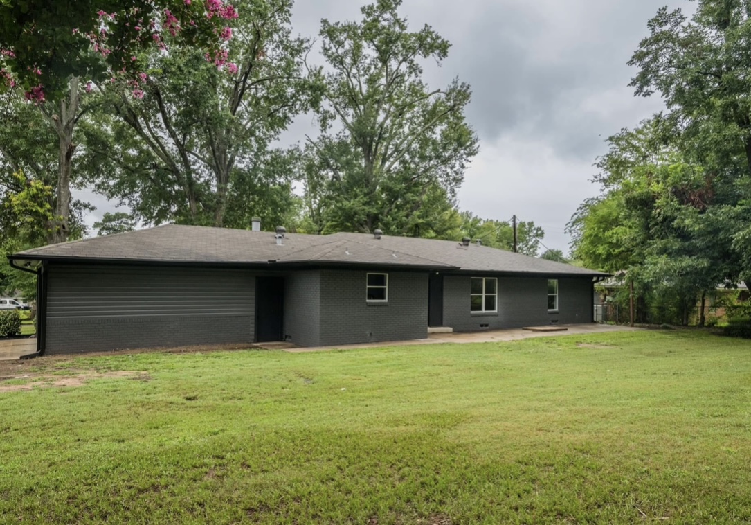 Rear exterior after renovation · Longview, Texas